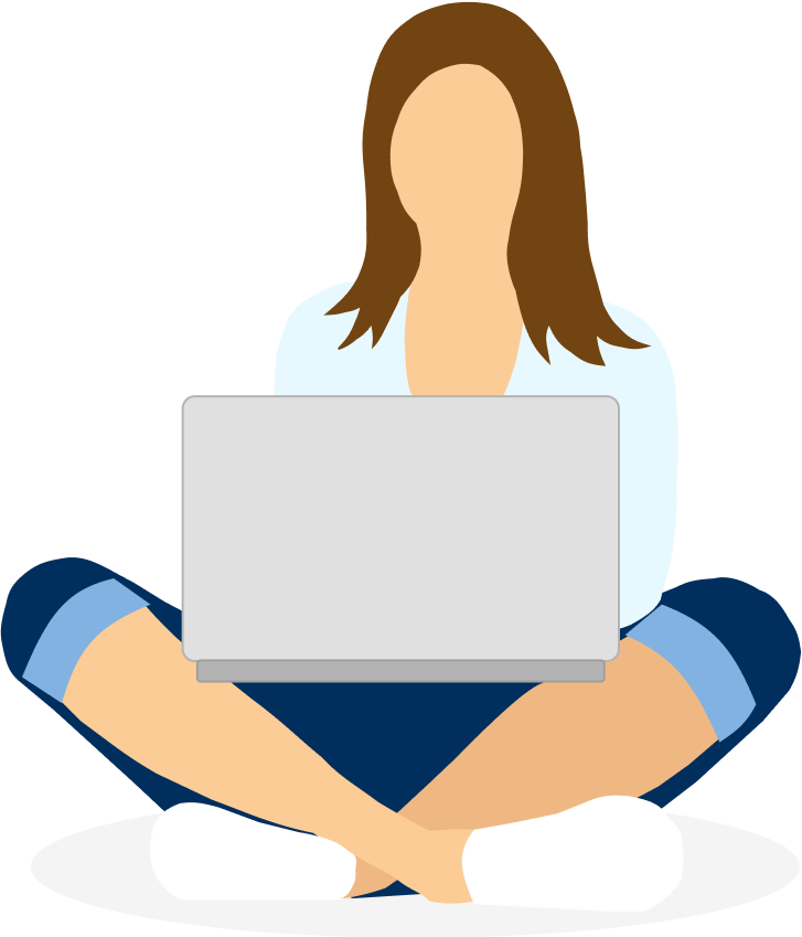 Girl With Laptop